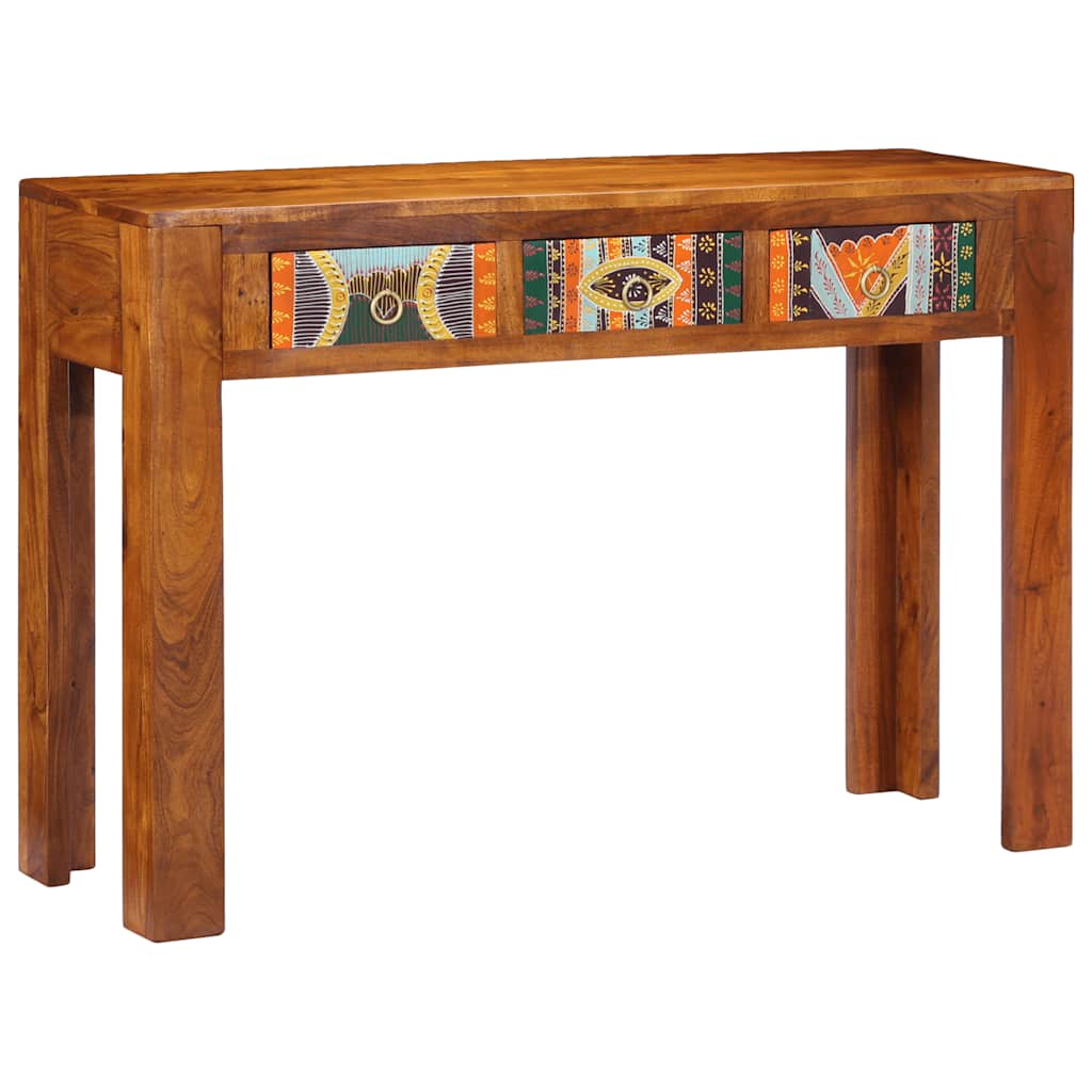 tömör akácfa tálalóasztal 110 x 35 x 75 cm