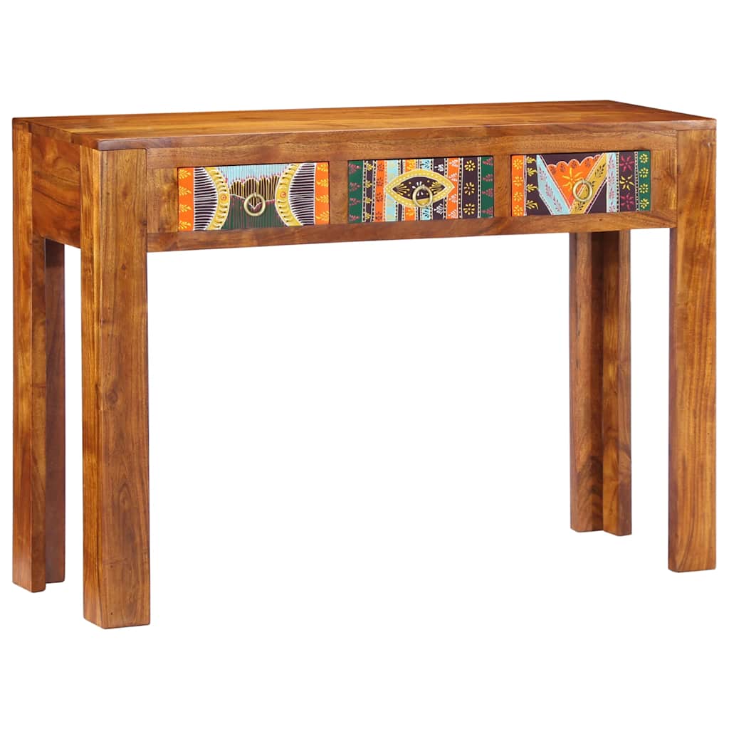 tömör akácfa tálalóasztal 110 x 35 x 75 cm