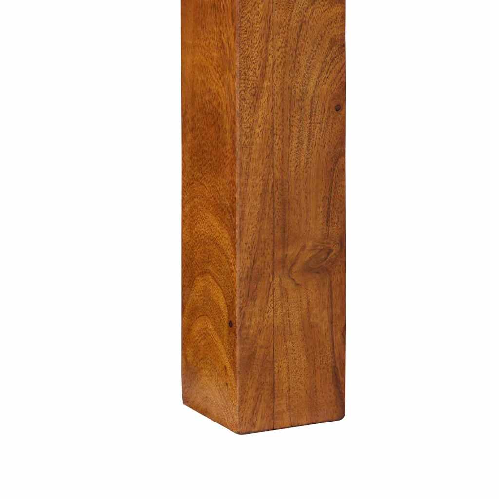 Íróasztal Barna 110 x 50 x 73 cm Tömör Akácfa és Műanyag Fa