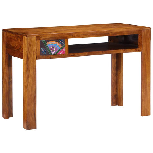 Íróasztal Barna 110 x 50 x 73 cm Tömör Akácfa és Műanyag Fa
