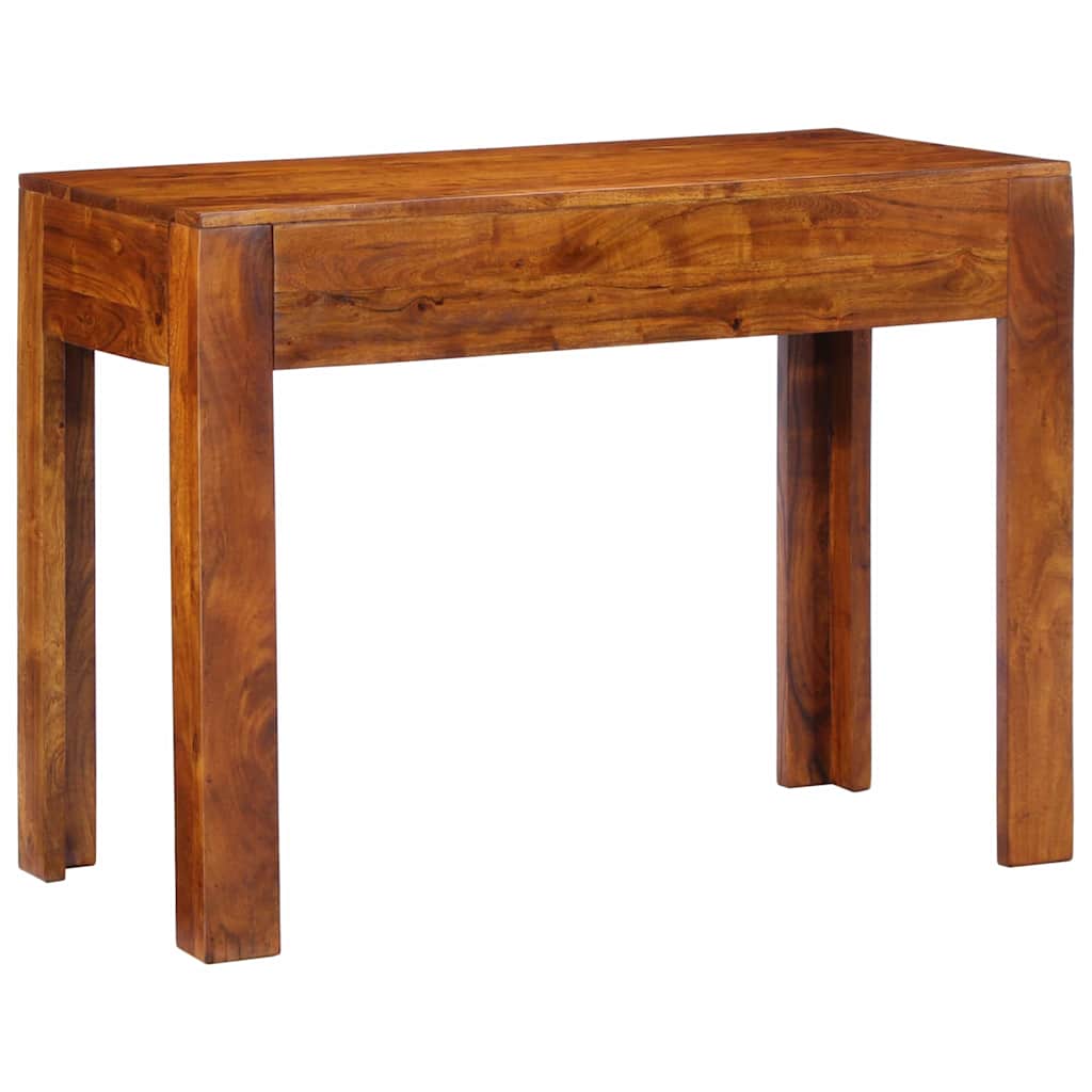 Íróasztal Barna 100 x 50 x 75 cm Tömör Akácfa és Műanyag Fa