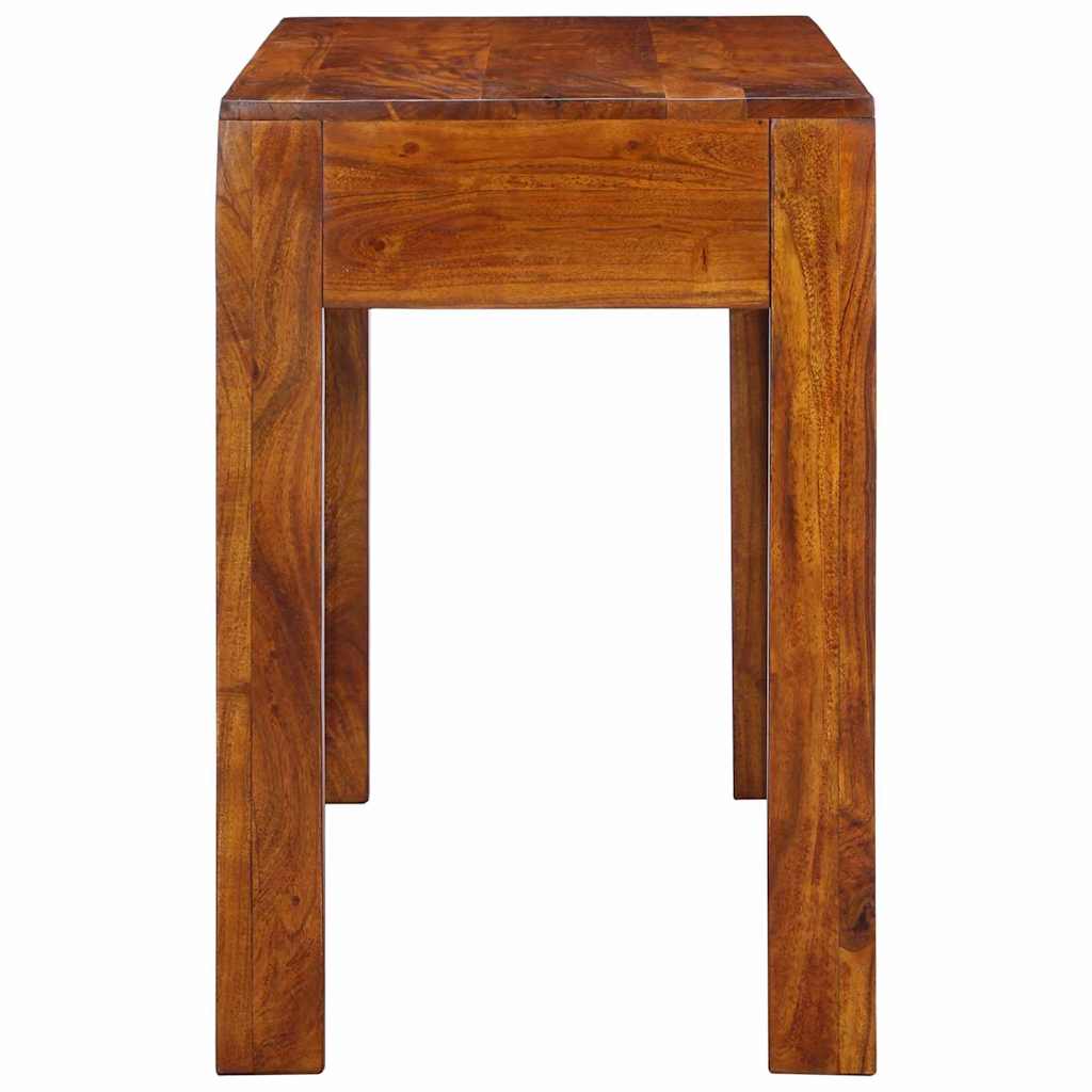 Íróasztal Barna 100 x 50 x 75 cm Tömör Akácfa és Műanyag Fa