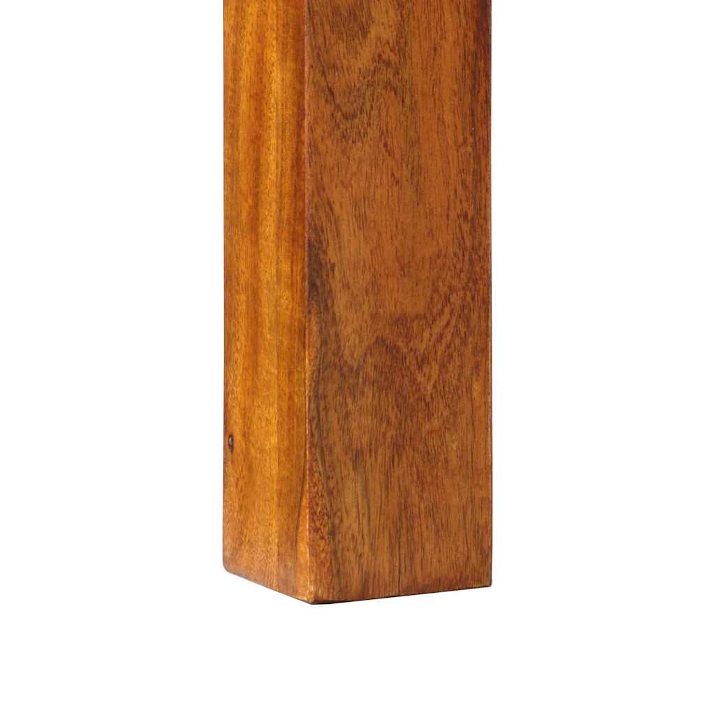 Íróasztal Barna 100 x 50 x 75 cm Tömör Akácfa és Műanyag Fa