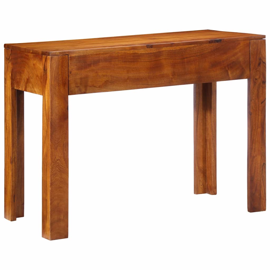 Íróasztal Barna 100 x 50 x 75 cm Tömör Akácfa és Műanyag Fa