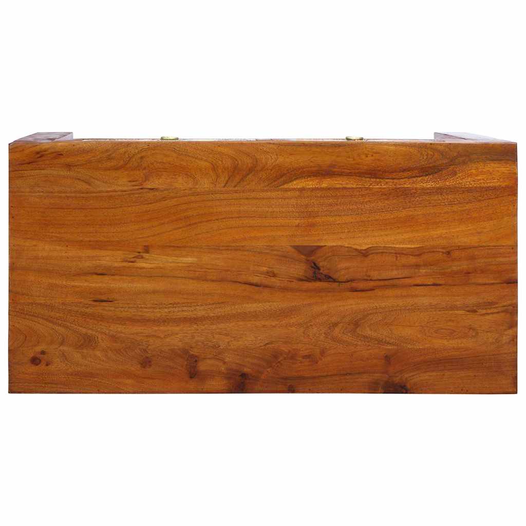 Íróasztal Barna 100 x 50 x 75 cm Tömör Akácfa és Műanyag Fa