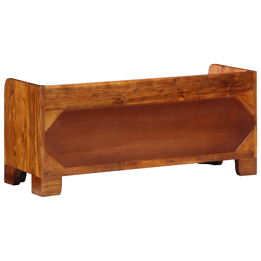 Cipőszekrény tárolóval Sokszínű 90 x 35 x 40 cm Tömör Akácfa