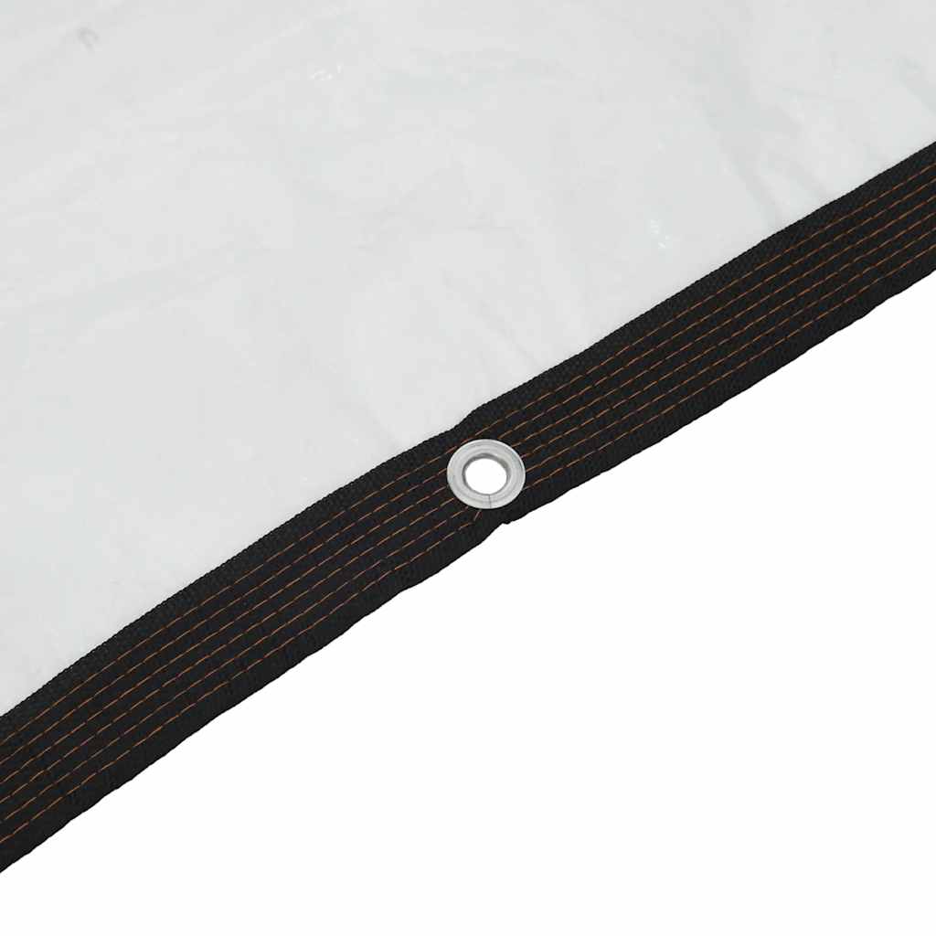 átlátszó ponyva lyukasztóval 6x12 m polietilén