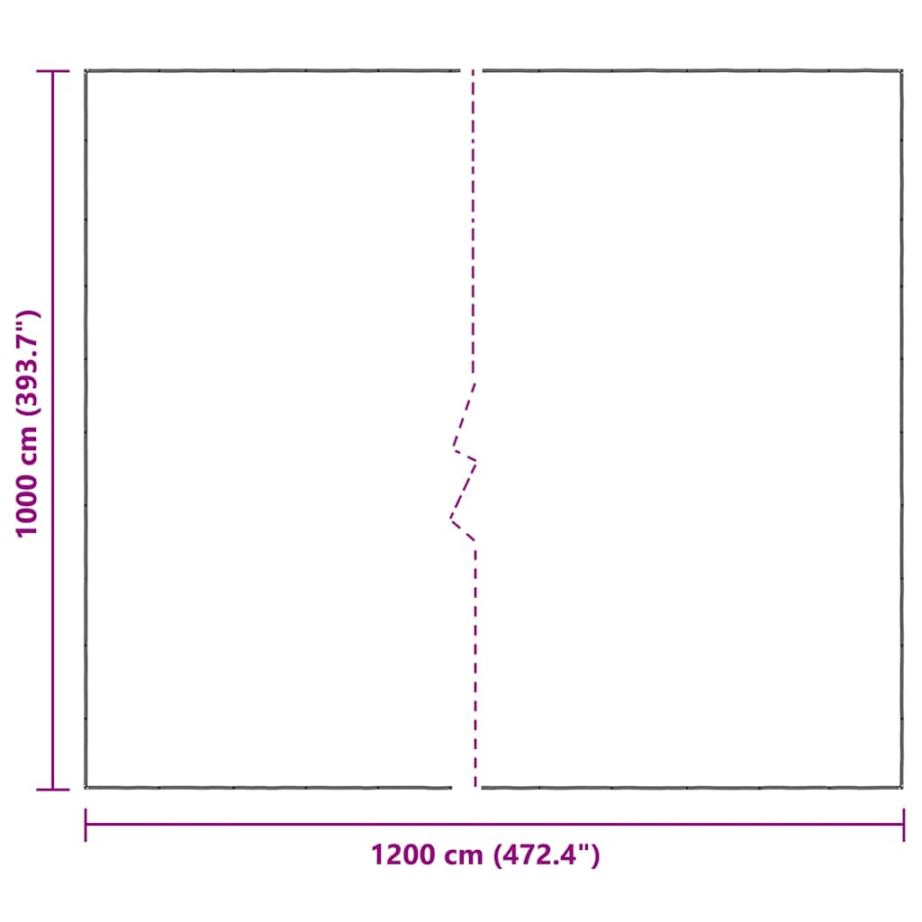 átlátszó ponyva lyukasztóval 10x12 m polietilén