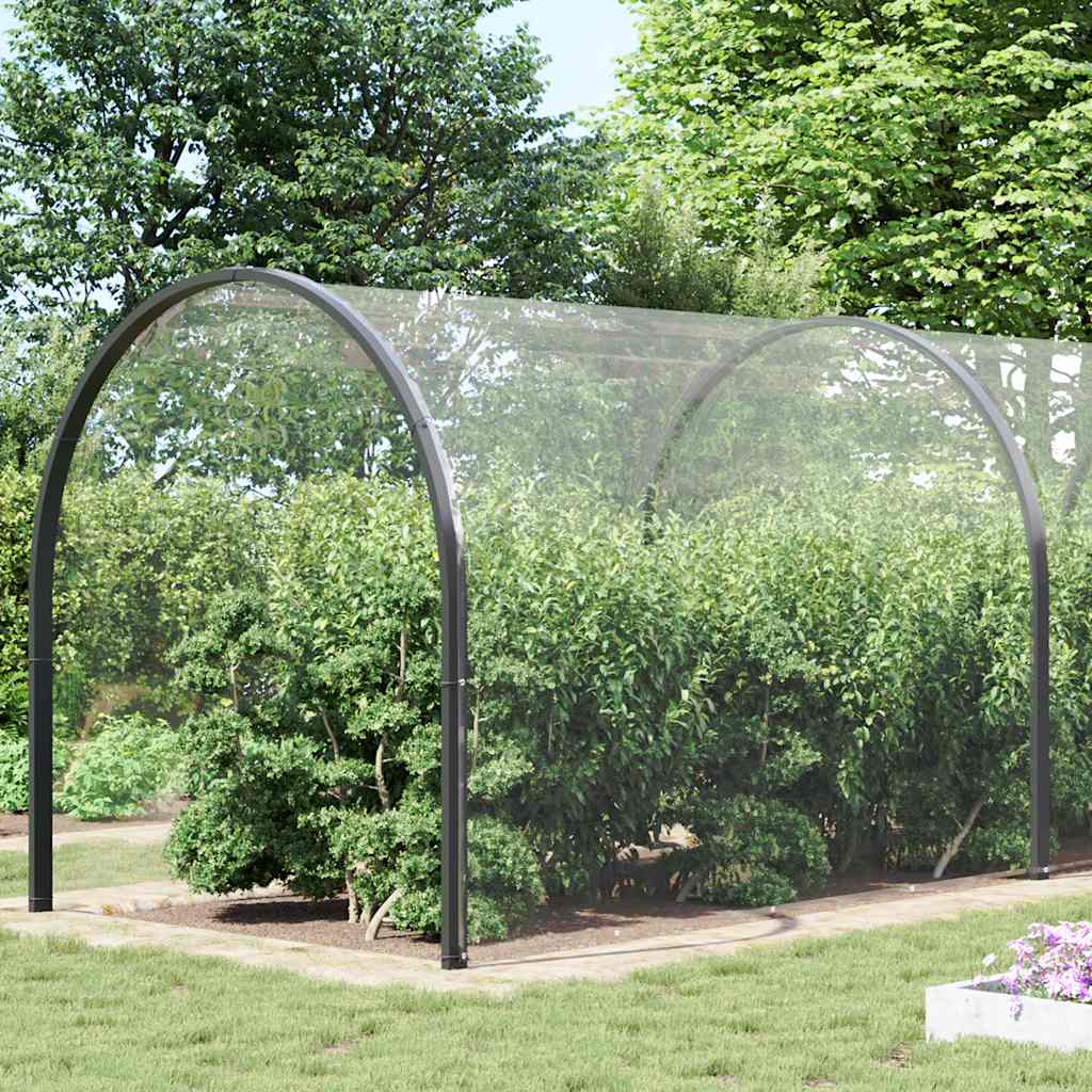 átlátszó ponyva lyukasztóval 5x12 m PVC