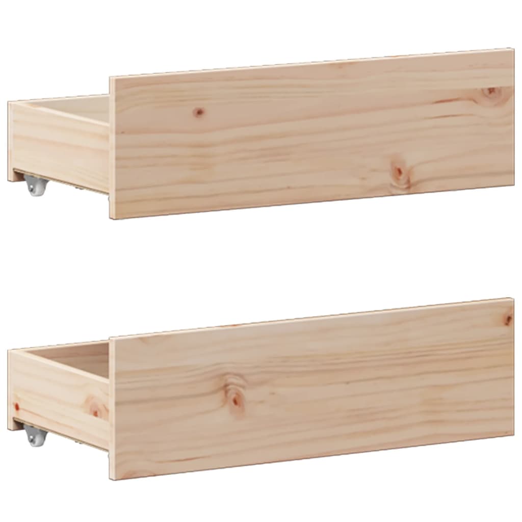 tömör fenyőfa ágy matrac nélkül fejtámlával 200 x 200 cm