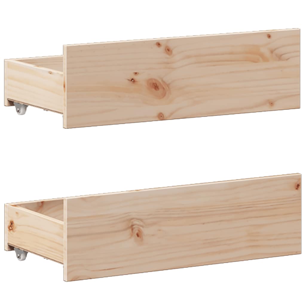 tömör fenyőfa fejtámlás ágykeret matrac nélkül 140 x 190 cm
