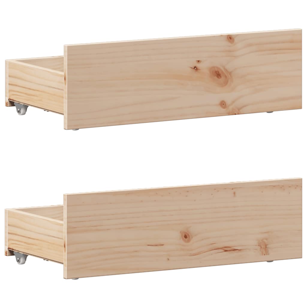 tömör fenyőfa fejtámlás ágykeret matrac nélkül 75 x 190 cm