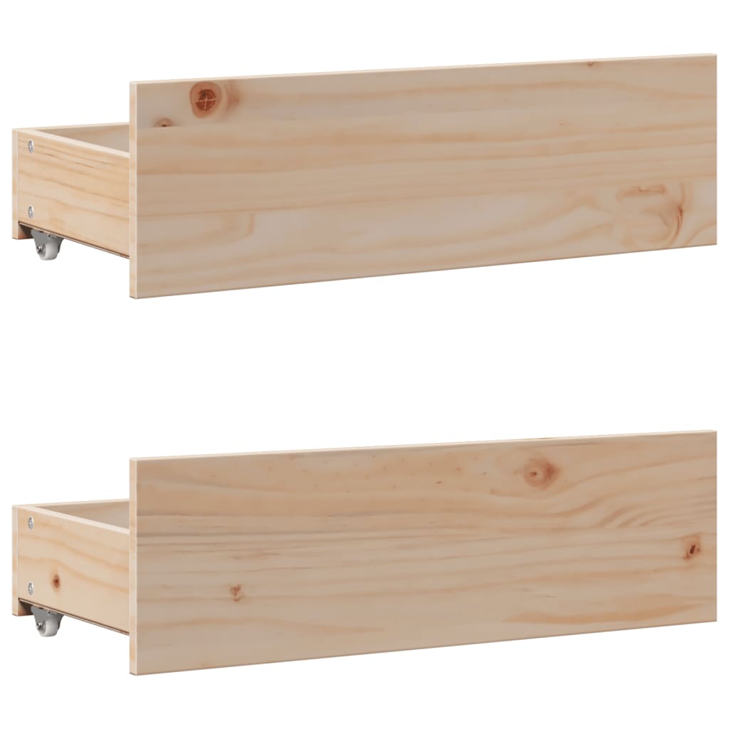 tömör fenyőfa könyvespolcos ágy matrac nélkül 75 x 190 cm