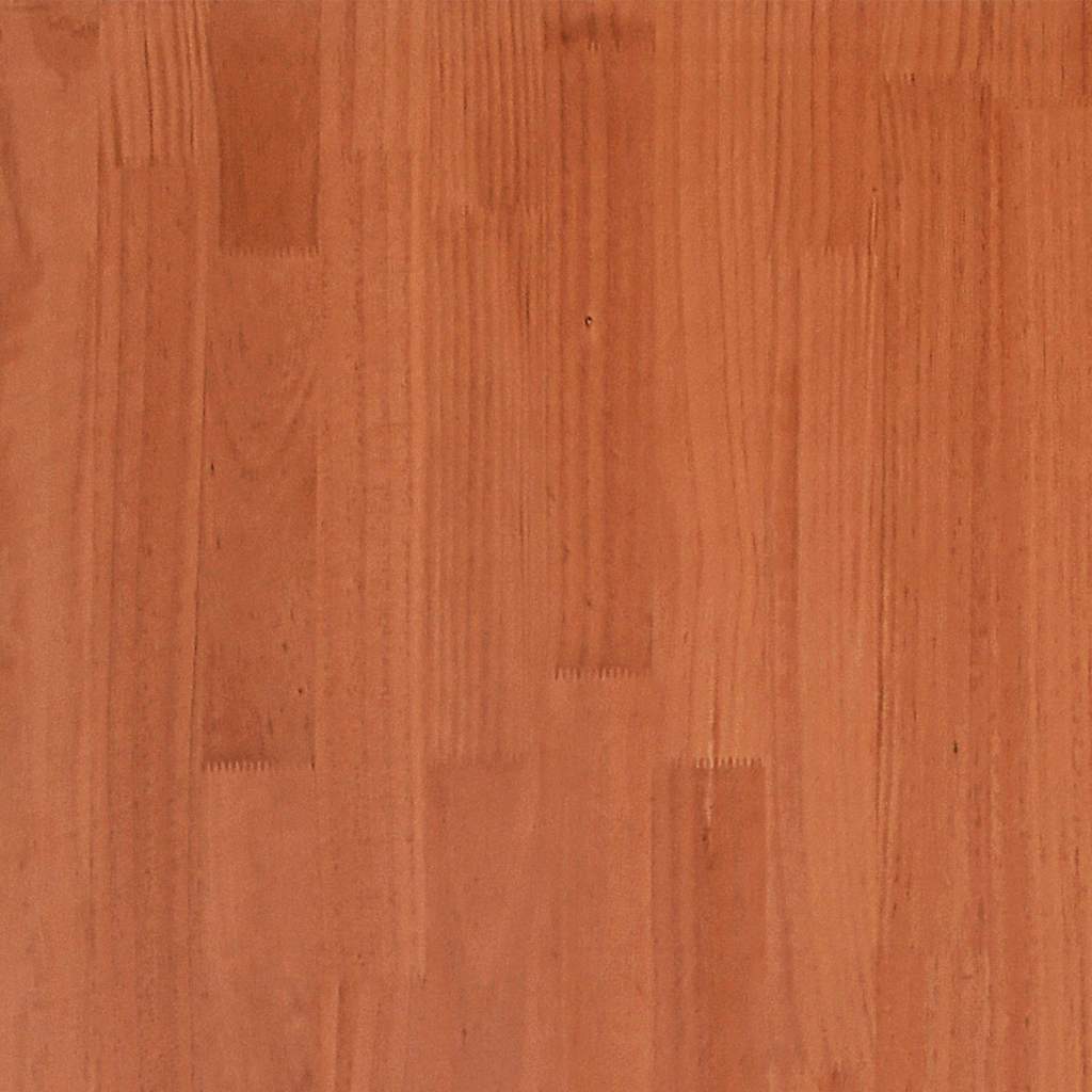 viaszbarna tömör fenyőfa ágy matrac nélkül 90 x 200 cm