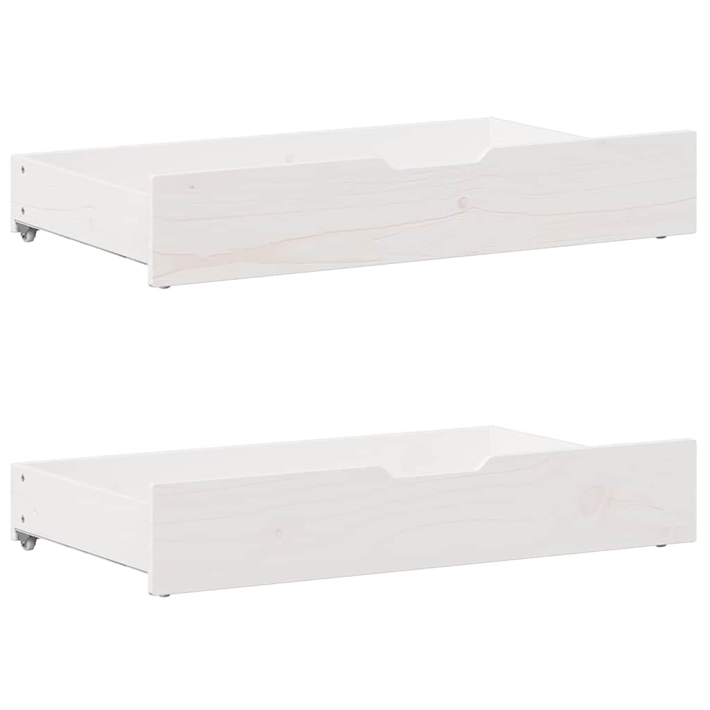 fehér tömör fenyőfa ágy matrac nélkül 200 x 200 cm