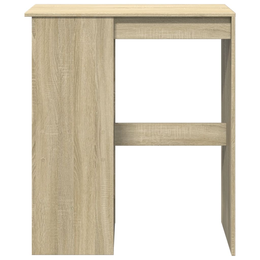 sonoma tölgy szerelt fa bárasztal tárolókkal 90x47,5x103,5 cm