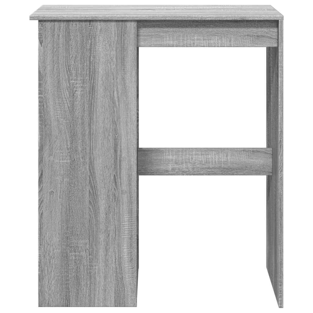 szürke sonoma szerelt fa bárasztal tárolókkal 90x47,5x103,5 cm