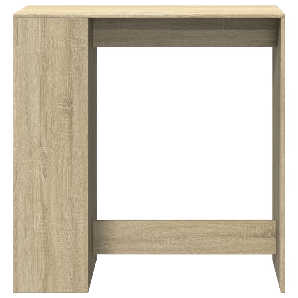 sonoma tölgy szerelt fa bárasztal tárolókkal 101x40x103,5 cm