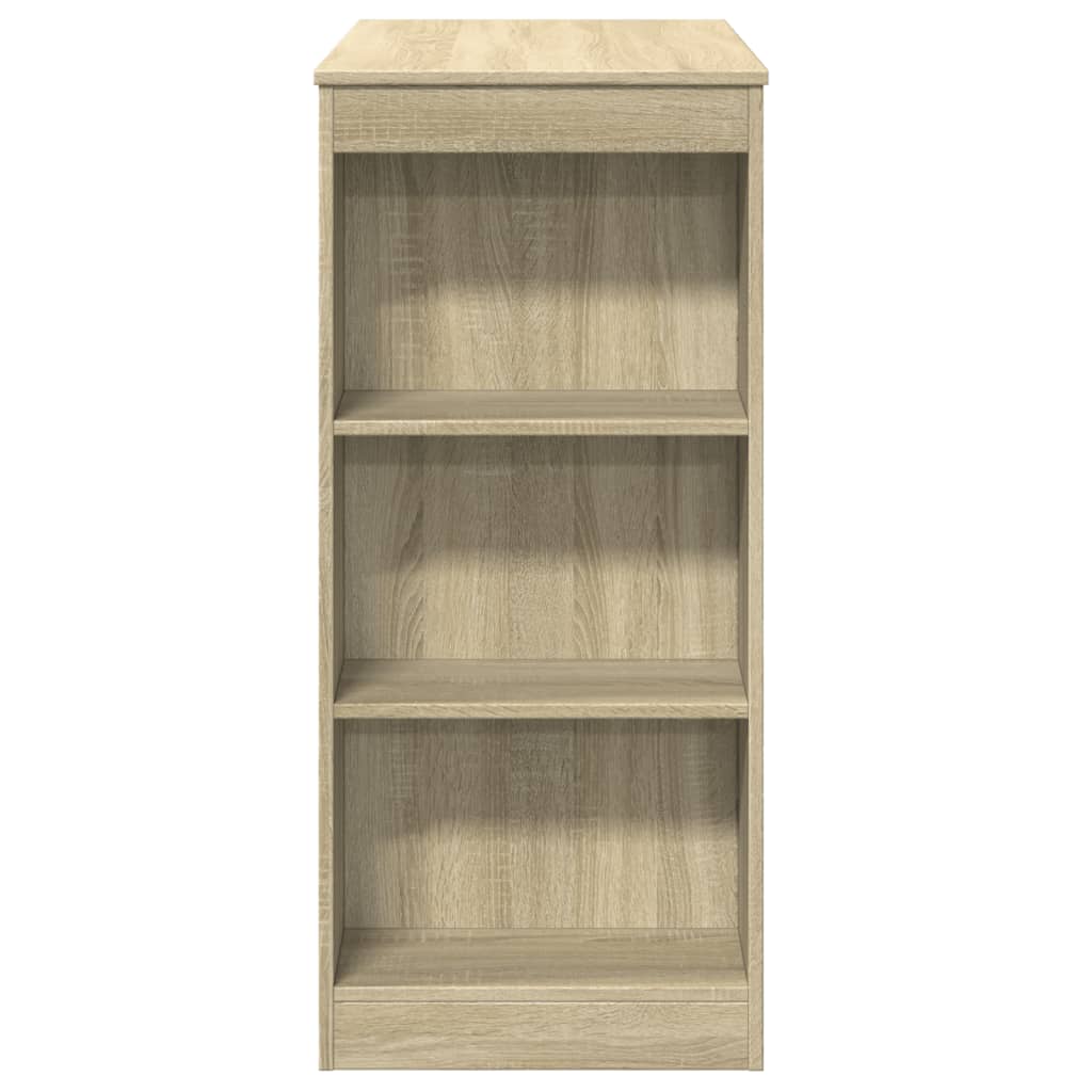 sonoma tölgy szerelt fa bárasztal tárolókkal 95 x 47 x 103,5 cm