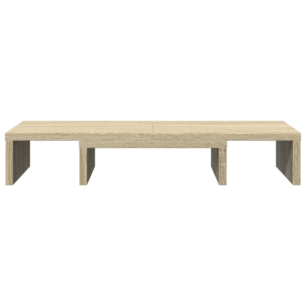 sonoma tölgy szerelt fa állítható monitorállvány 60x24x10,5 cm