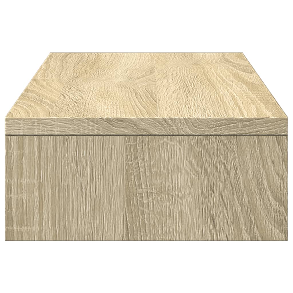 sonoma tölgy szerelt fa állítható monitorállvány 60x24x10,5 cm