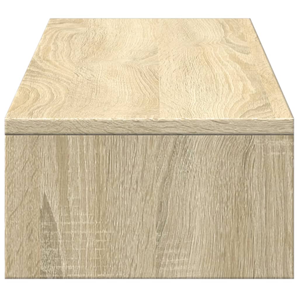 sonoma tölgyfa monitorállvány fiókokkal 100 x 27 x 15 cm