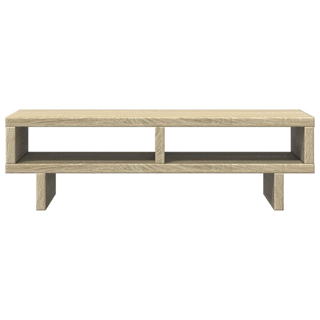 sonoma tölgy színű szerelt fa monitorállvány 50 x 27 x 15 cm