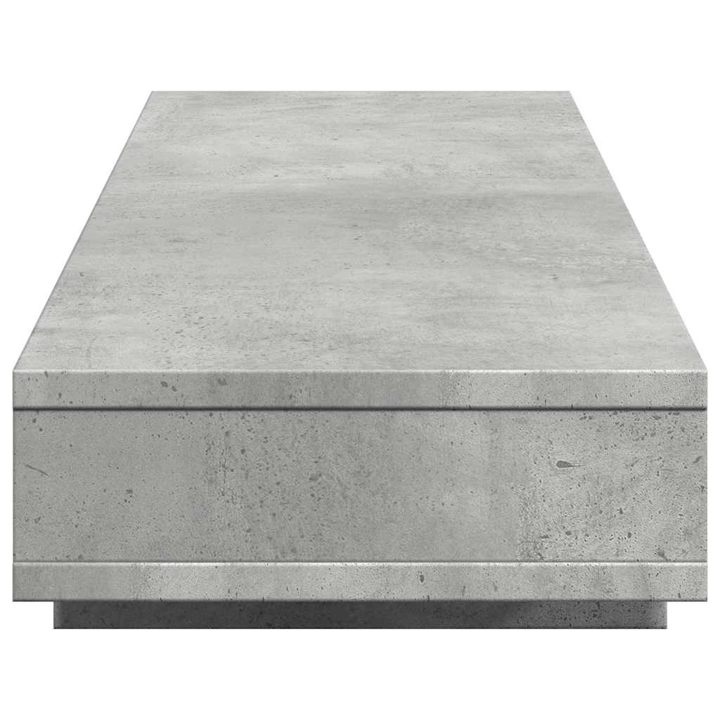 betonszürke szerelt fa monitorállvány 100 x 27 x 15 cm