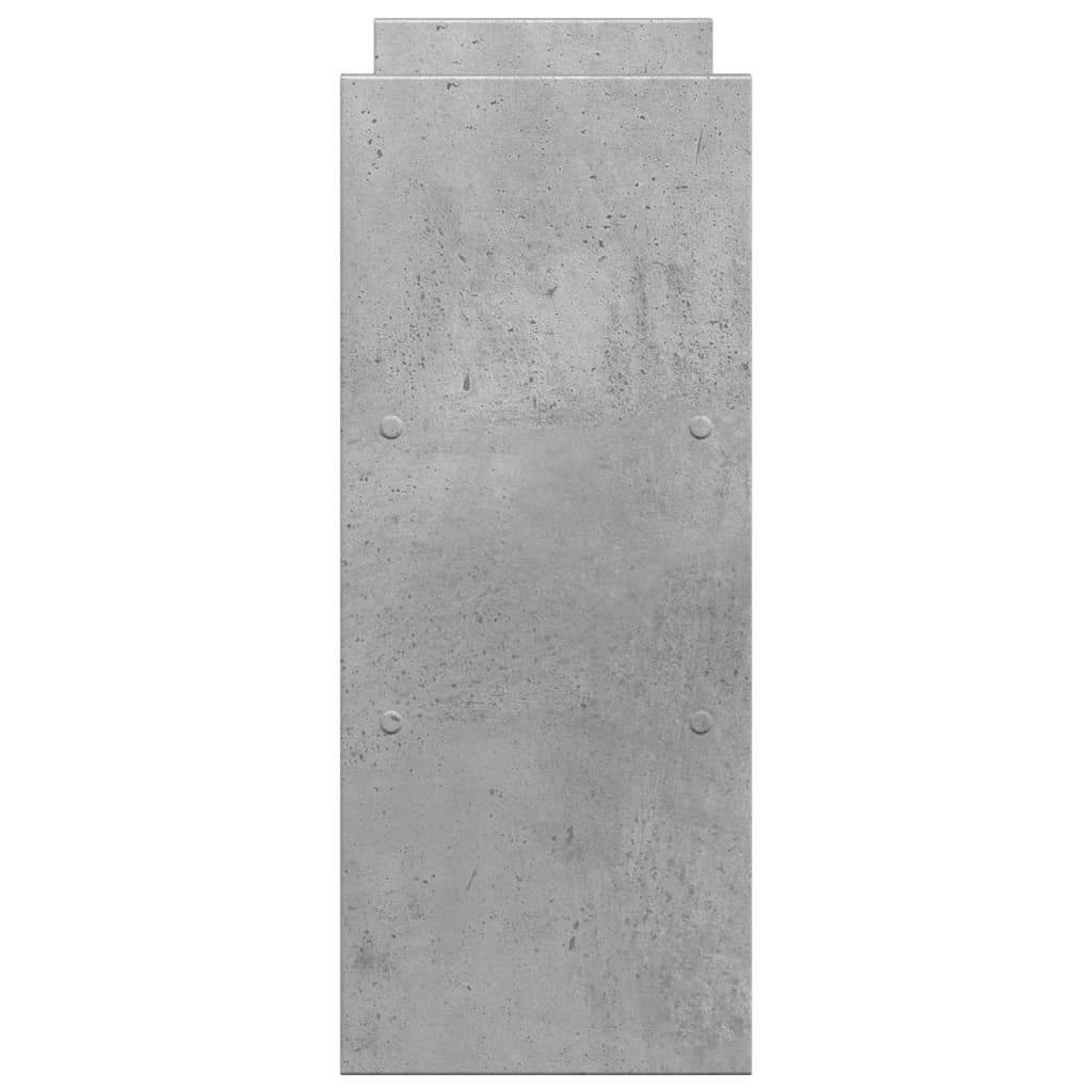 betonszürke szerelt fa állítható íróasztal-szervező 40x17x41 cm