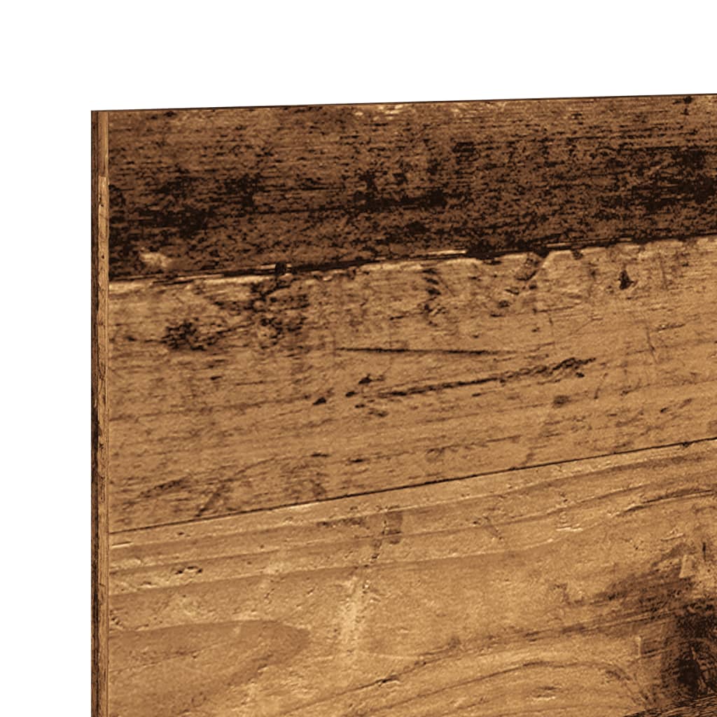 antik fa színű szerelt fa faliszekrény 70 x 16,5 x 30 cm