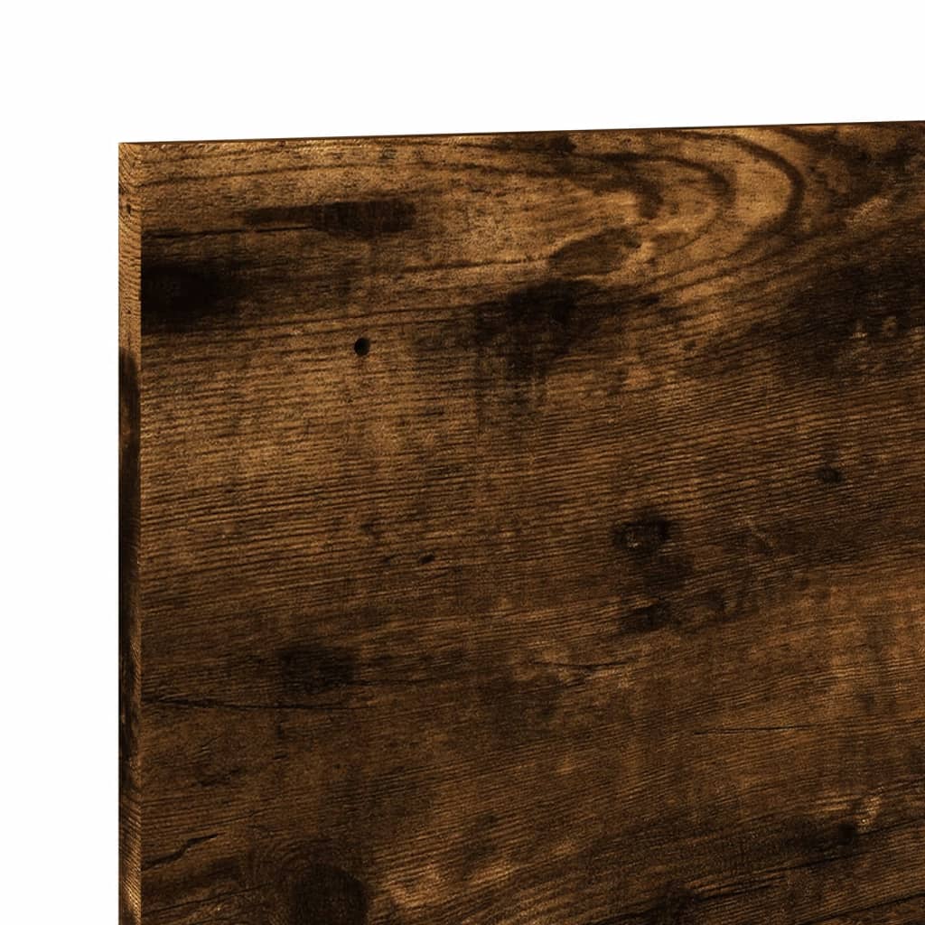 füstös tölgy színű szerelt fa faliszekrény 100 x 16,5 x 30 cm