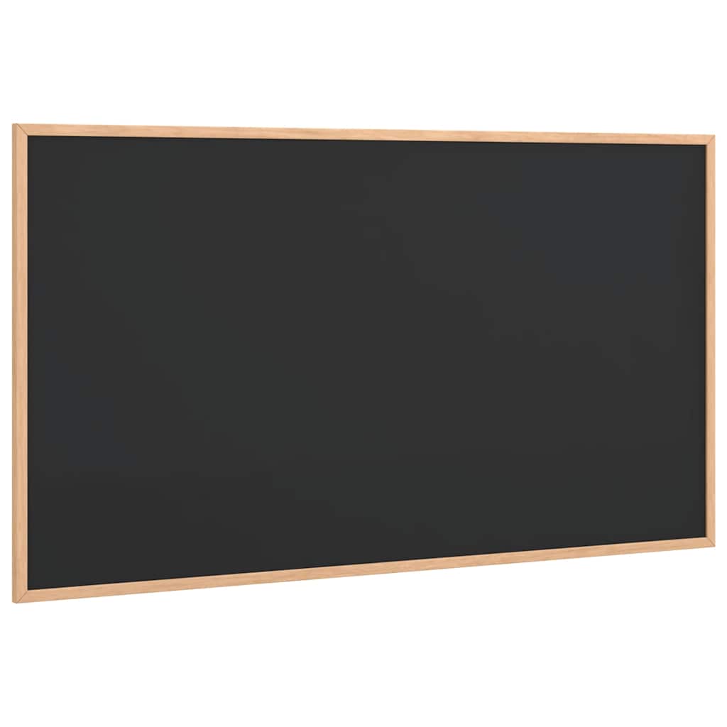 fekete krétatábla tömör fenyőfa kerettel 100 x 55 cm