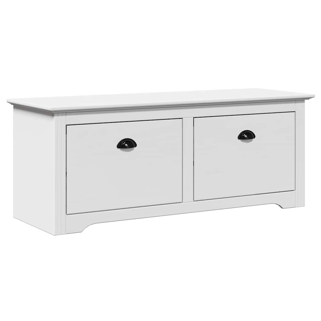 előszobai pad "BODO" Fehér 114x40x45 cm