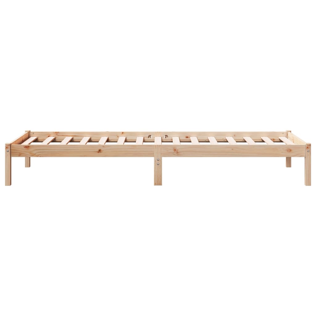 tömör fenyőfa extra hosszú ágykeret matrac nélkül 100 x 210 cm