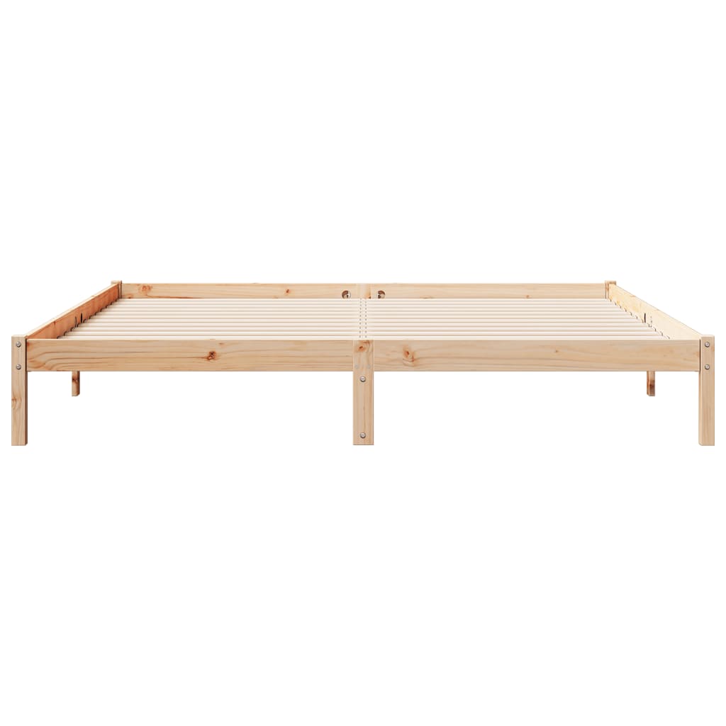 tömör fenyőfa extra hosszú ágykeret matrac nélkül 180 x 210 cm