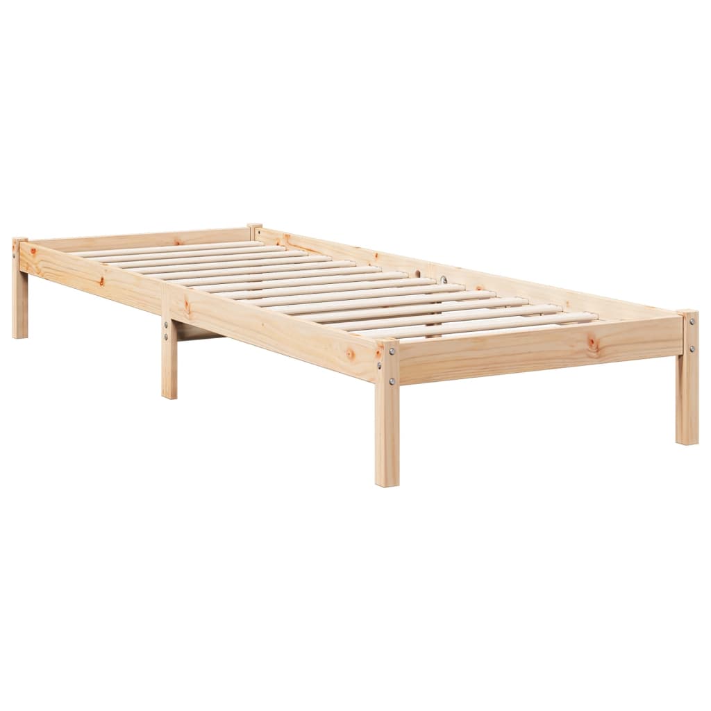 tömör fenyőfa extra hosszú ágykeret matrac nélkül 80 x 220 cm