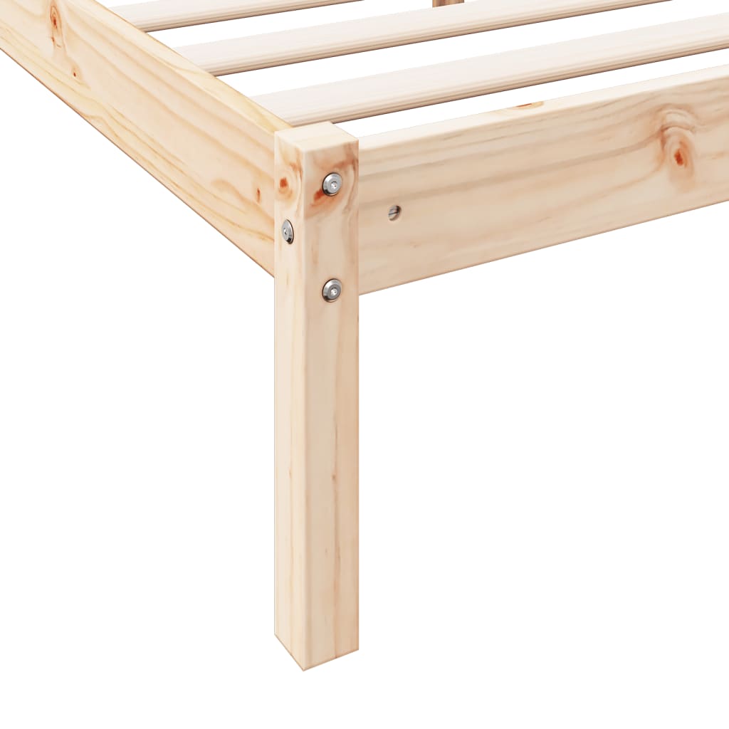 tömör fenyőfa extra hosszú ágykeret matrac nélkül 80 x 220 cm
