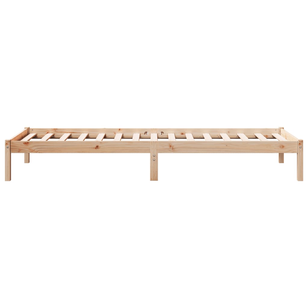 tömör fenyőfa extra hosszú ágykeret matrac nélkül 100 x 220 cm