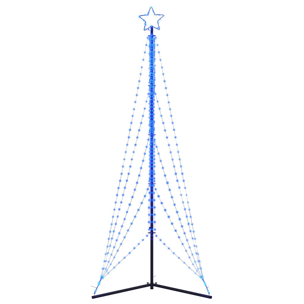 kék LED karácsonyfa 525 LED 302 cm