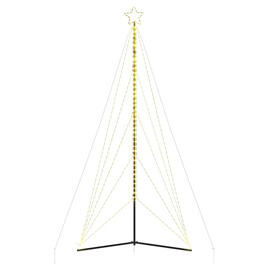meleg fehér LED karácsonyfa 615 LED 404,5 cm
