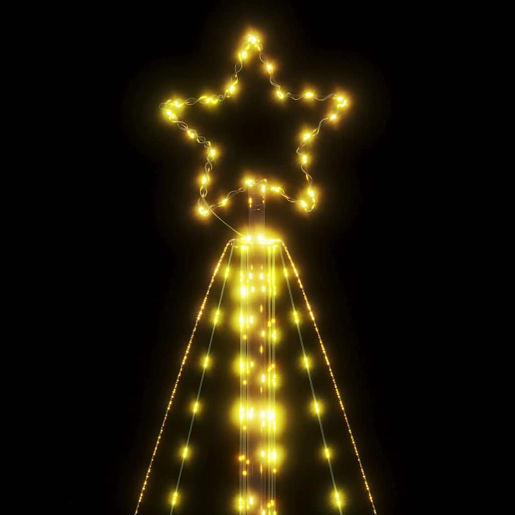 meleg fehér LED karácsonyfa 615 LED 404,5 cm