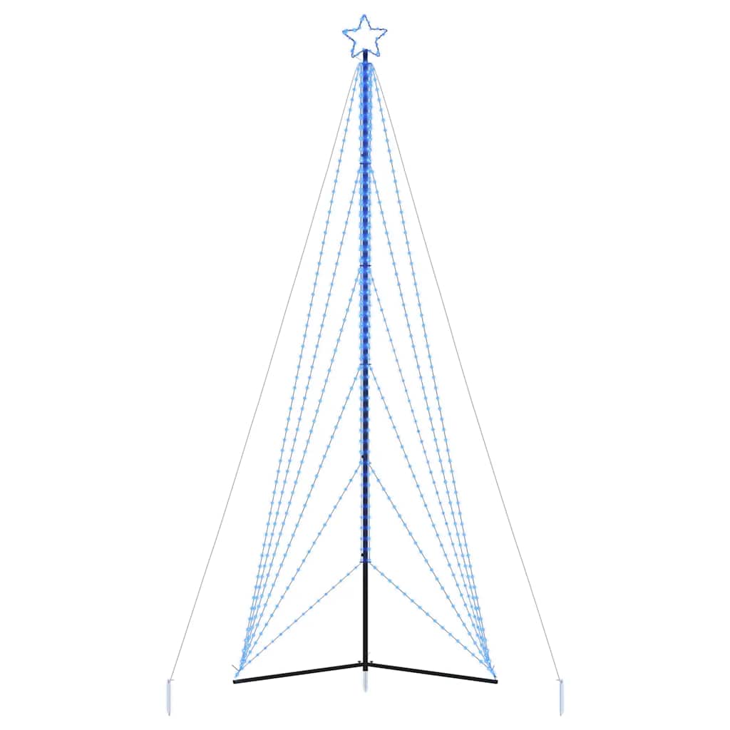 kék LED karácsonyfa 861 LED 478 cm