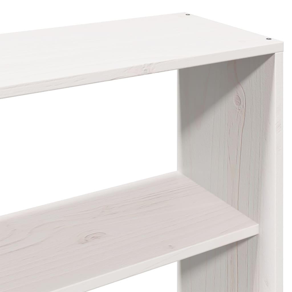 fehér tömör fenyőfa fejtámla tárolóval 180 cm