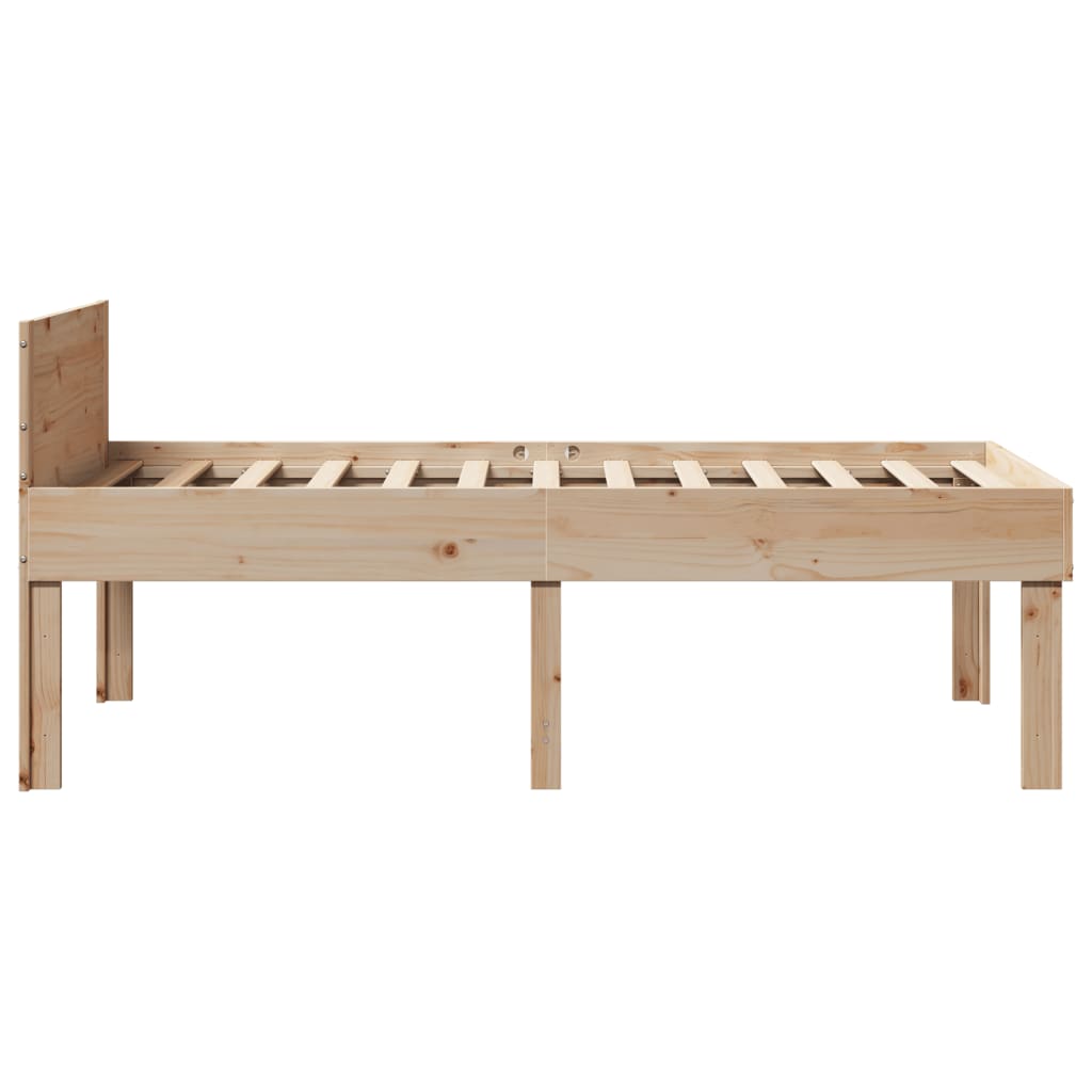 tömör fenyőfa ágykeret matrac nélkül 90 x 190 cm