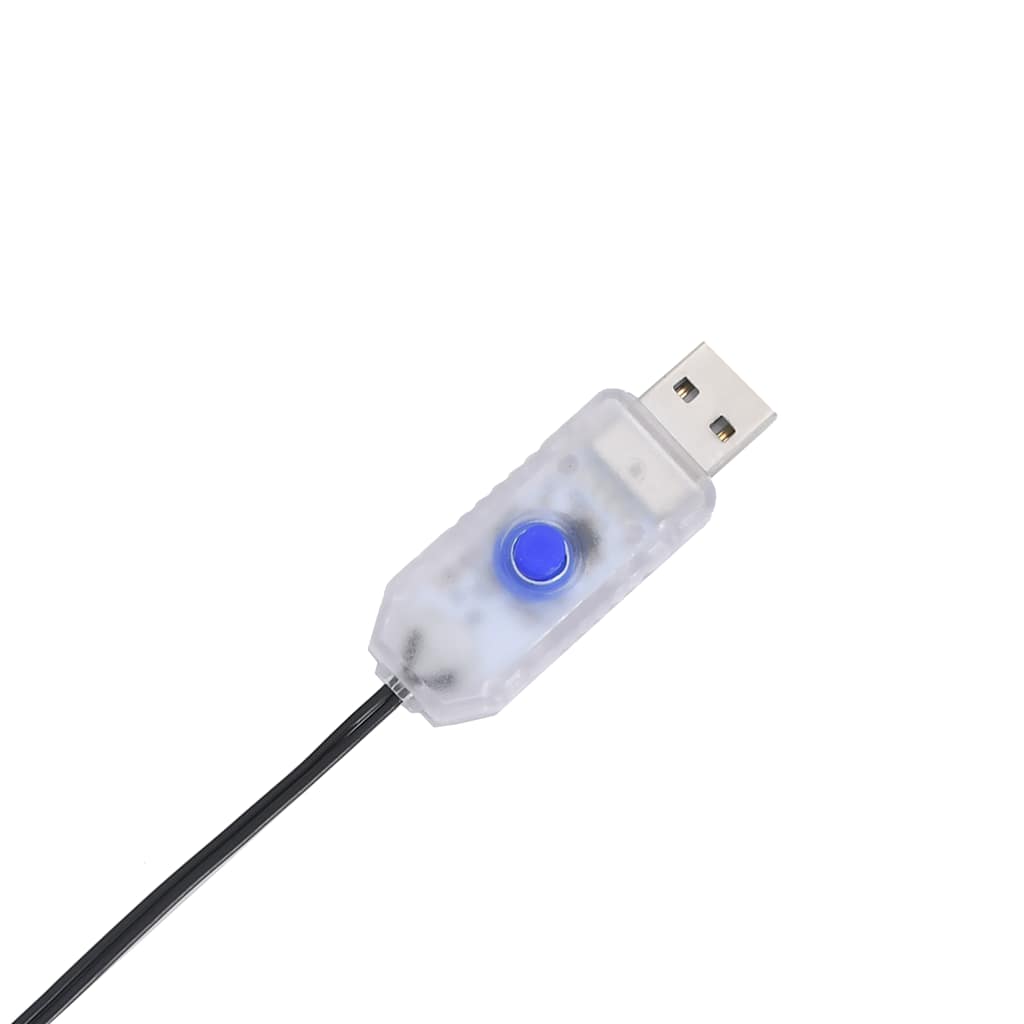 meleg fehér karácsonyi fények karácsonyfa sziluett 80 LED