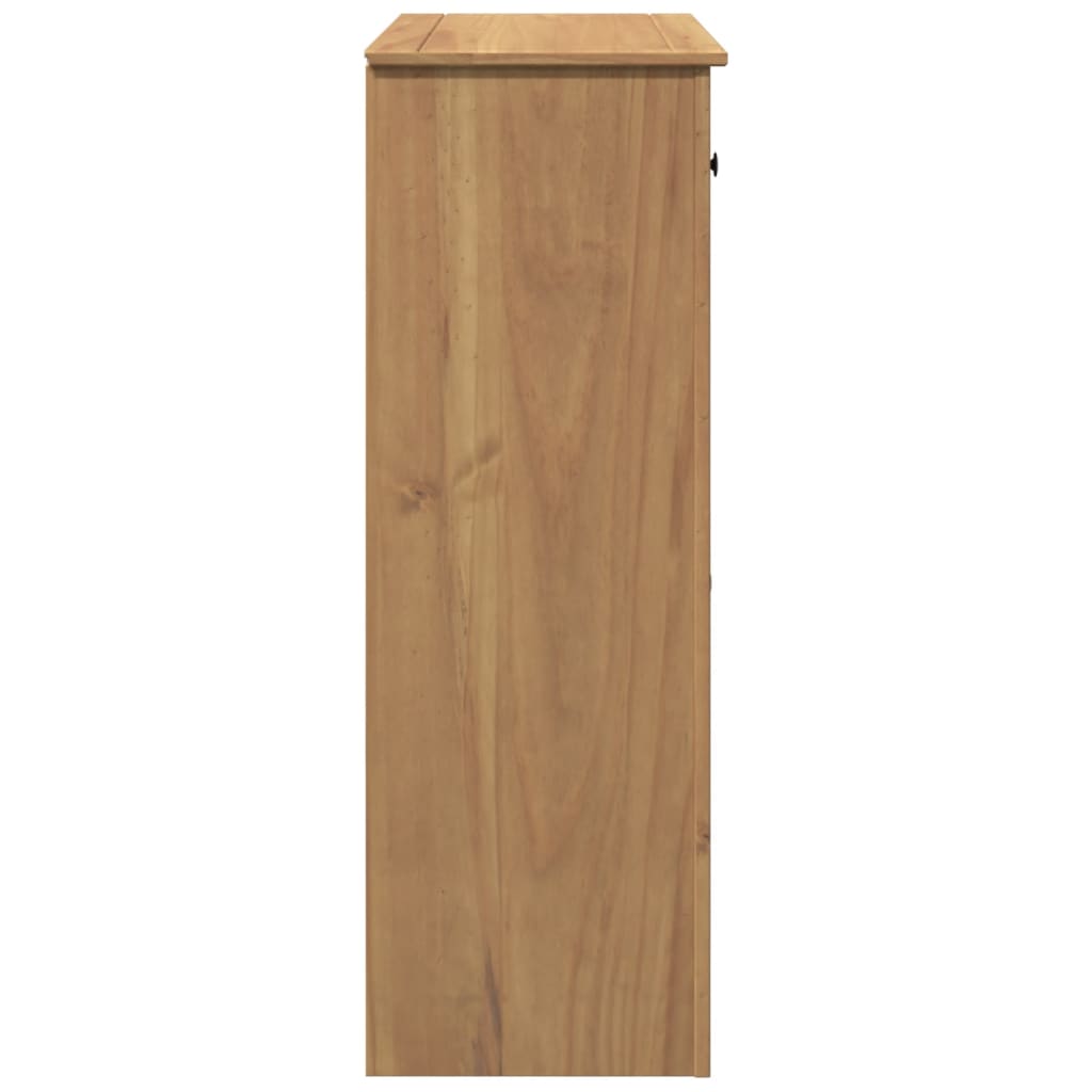 PANAMA tömör fenyőfa cipőtároló szekrény 80 x 40 x 114 cm