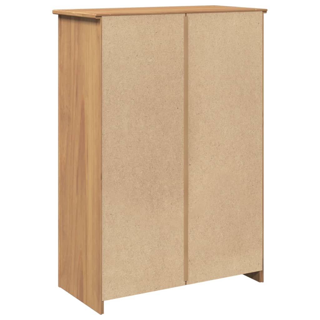 PANAMA tömör fenyőfa cipőtároló szekrény 80 x 40 x 114 cm