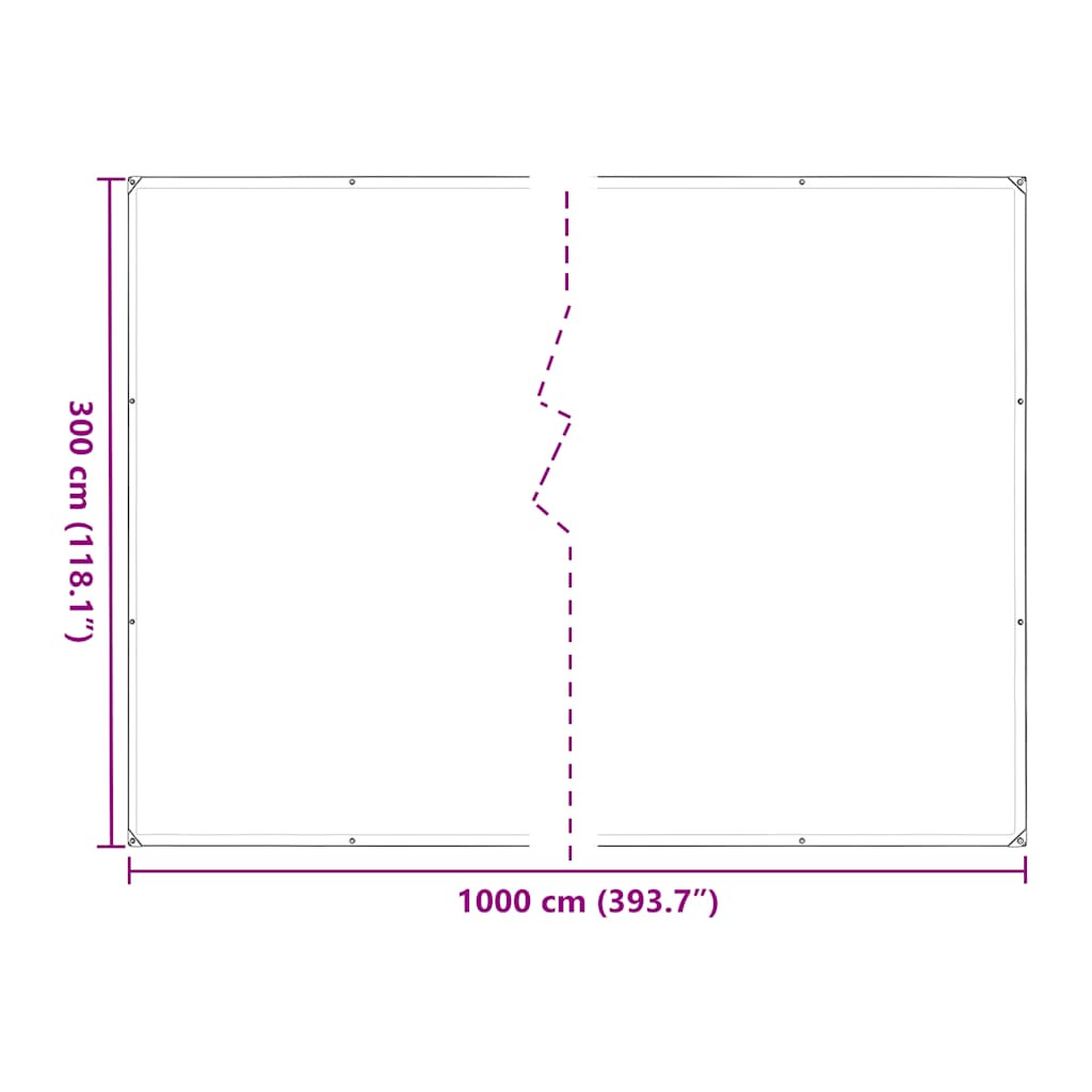 növénytakaró fülekkel 3x10 m polietilén