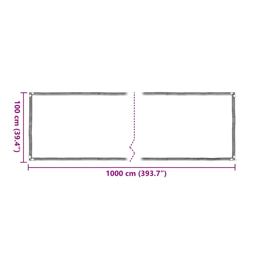 növénytakaró fülekkel 1x10 m polietilén