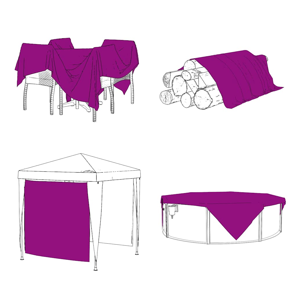Növénytakaró fülekkel 1x5 m PVC